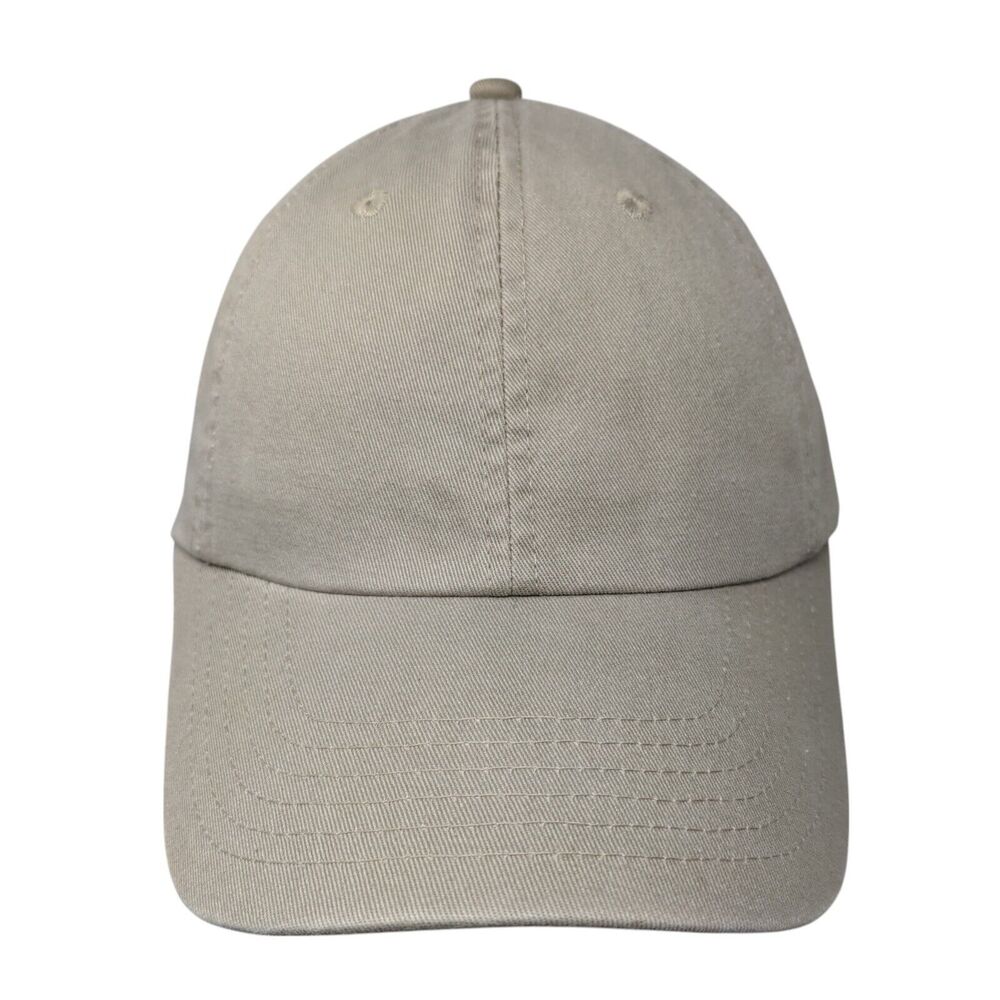 JT Jack Threads Slideback Hat Tan One Size Adjustable Solid Blank
